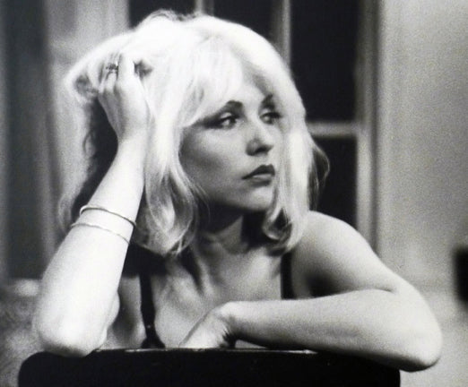 Debbie Harry (Hair) Black Ringer T-Shirt.