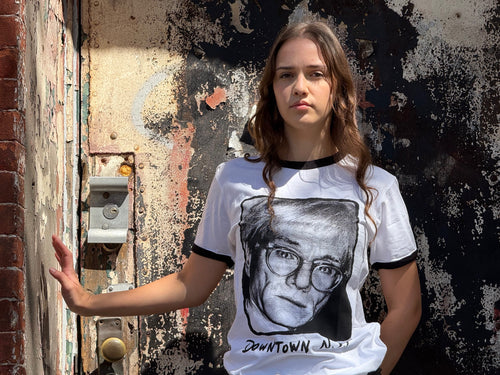 Andy Warhol Black Ringer T-Shirt