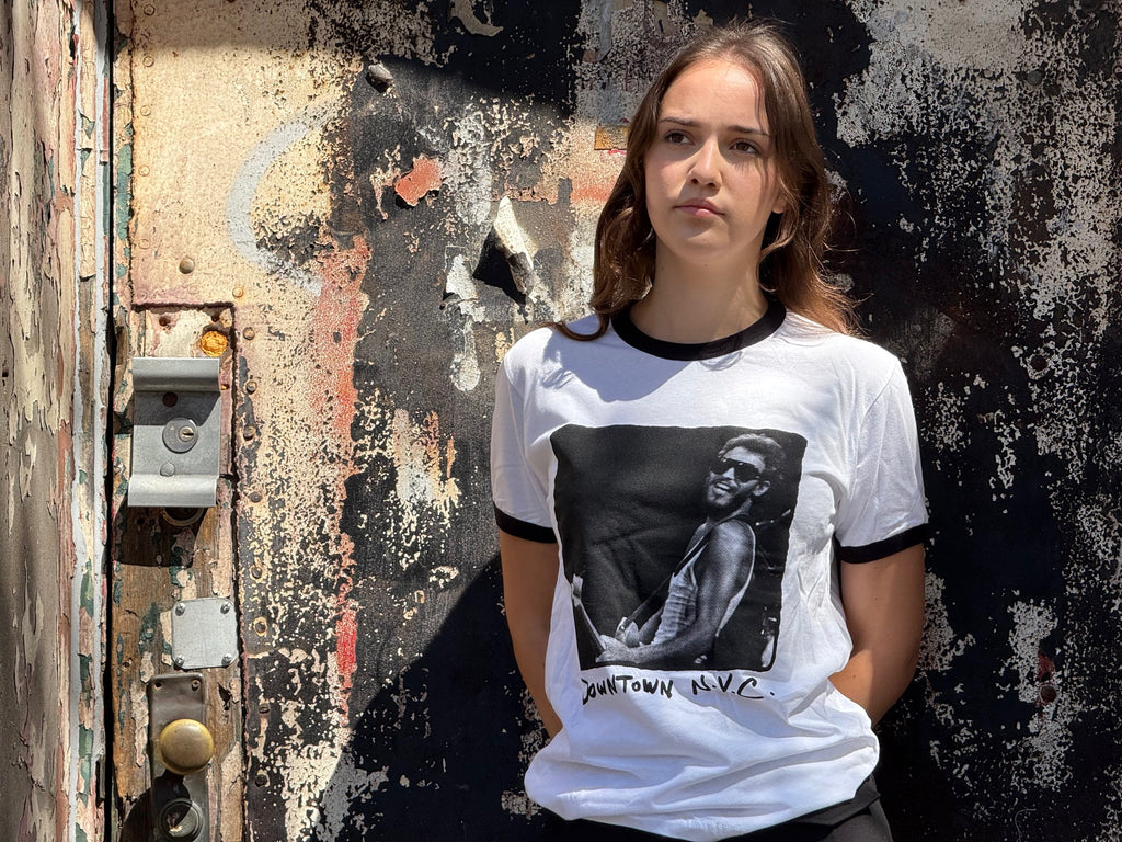 Bruce Springsteen Black Ringer T-Shirt