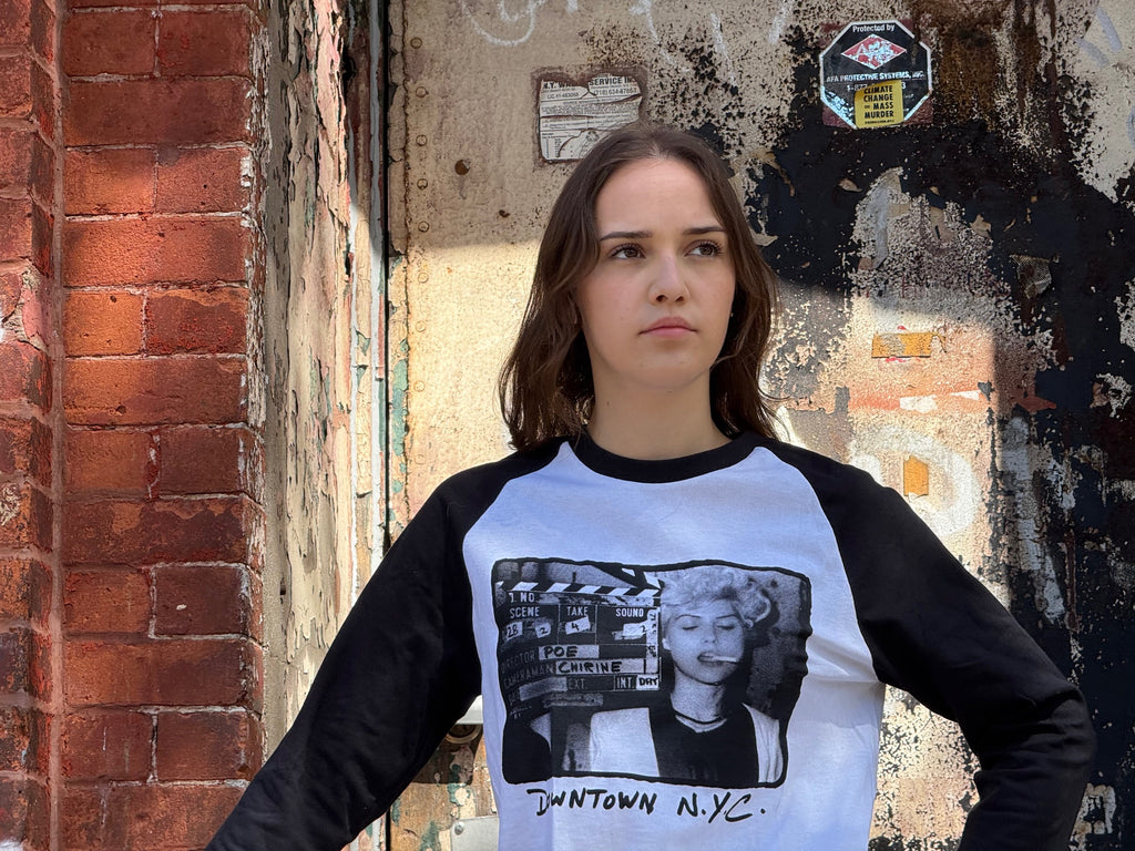 Debbie Harry (Clapperboard) Baseball Shirt.