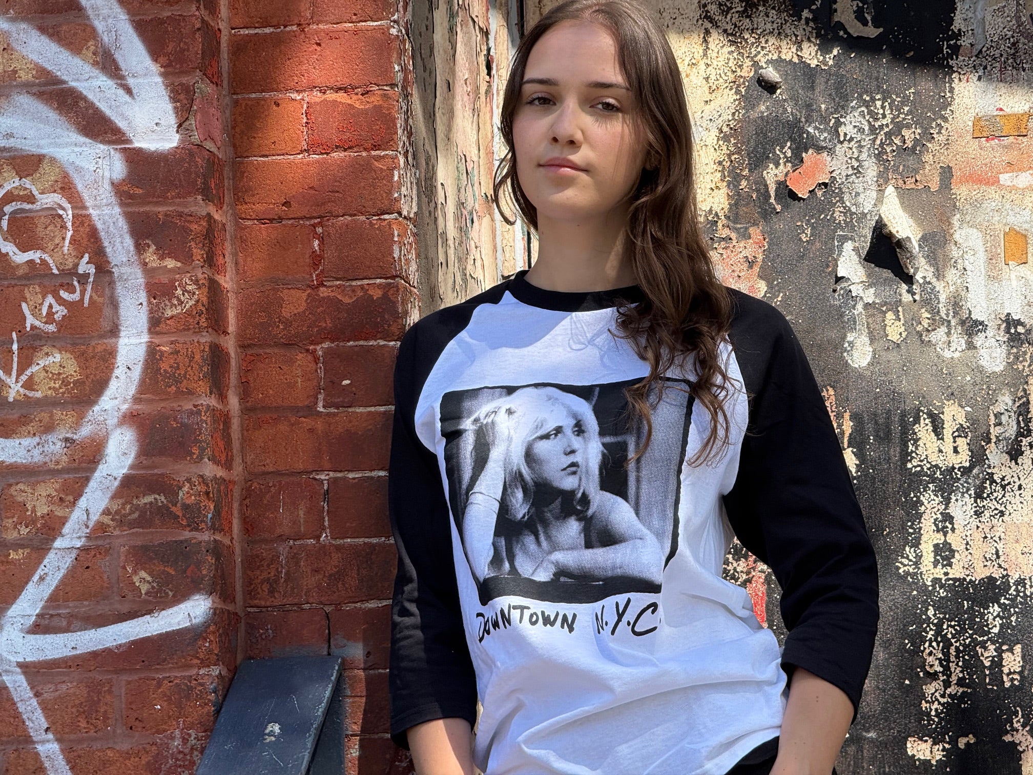 Debbie Harry (Hair) Baseball Shirt